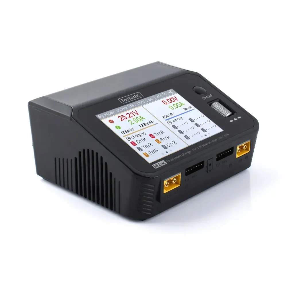 ToolkitRC M6DAC Dual Channel 7 - đánh giá và giá Toolkitrc M6Dac Smart Charger