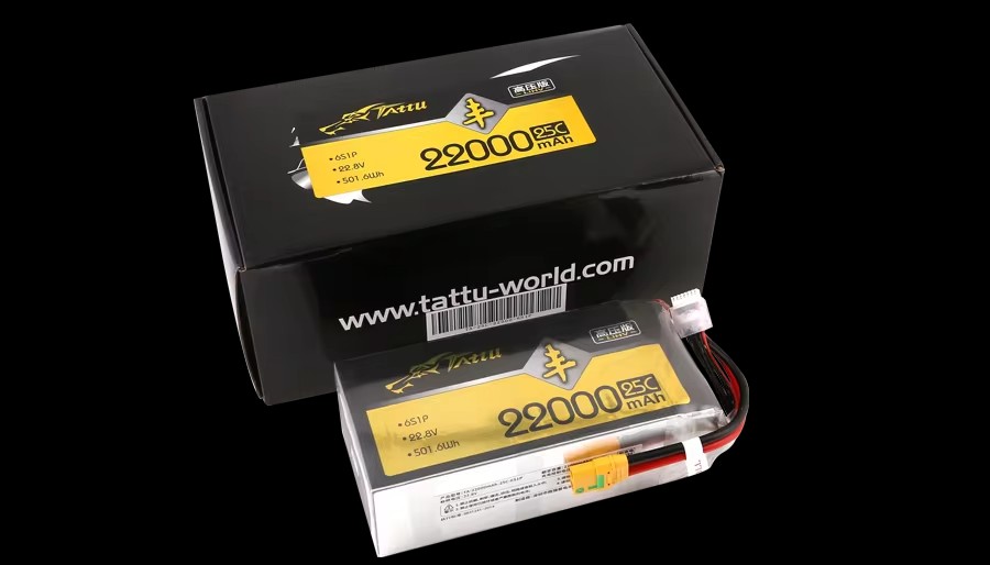 New TATTU UAV HV Lipo Battery  - đánh giá và giá Tattu 6S 22000Mah Lipo Battery